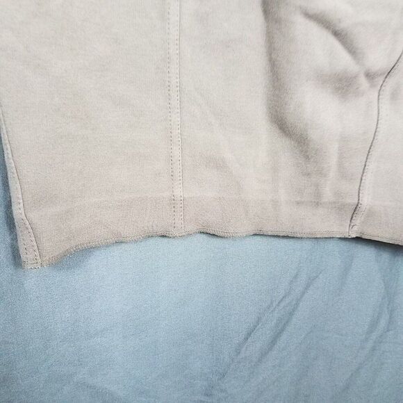 Express Size 10 Skirt Side Zip Stretch Career Casual Knee Length Straight Pencil - Picture 8 of 12